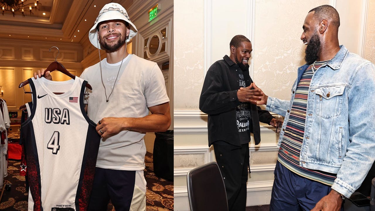 Avengers Assemble: LeBron James, Stephen Curry, Kevin Durant lead Team USA’s arrival in Las Vegas for Paris 2024 prep